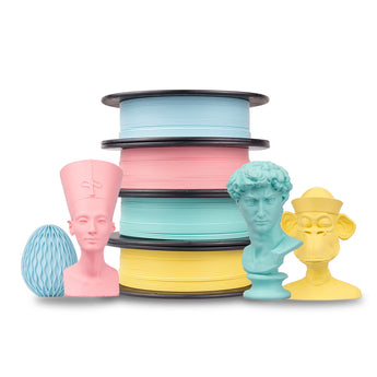 PLA+ Pastell-Pack mit Beispiel-Figuren