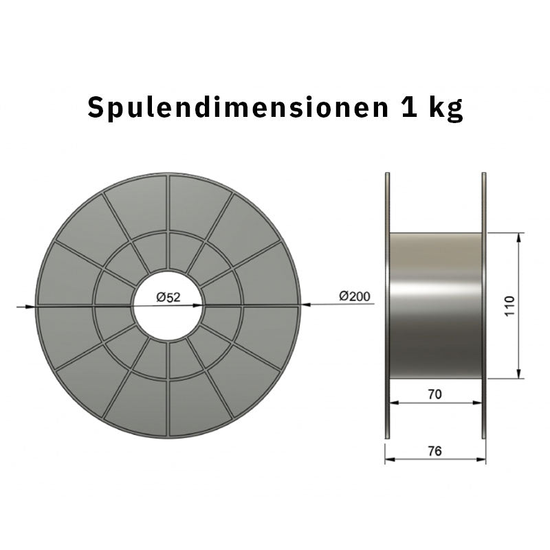 Filament PM Spulendimensionen 1 kg