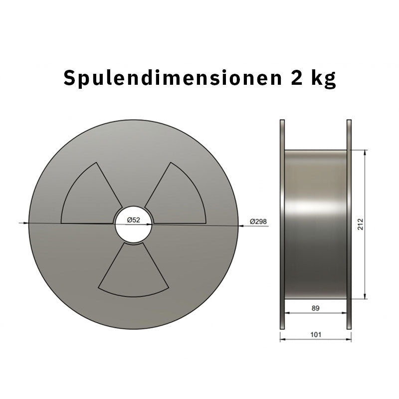 Filament PM Spulendimensionen 2 kg